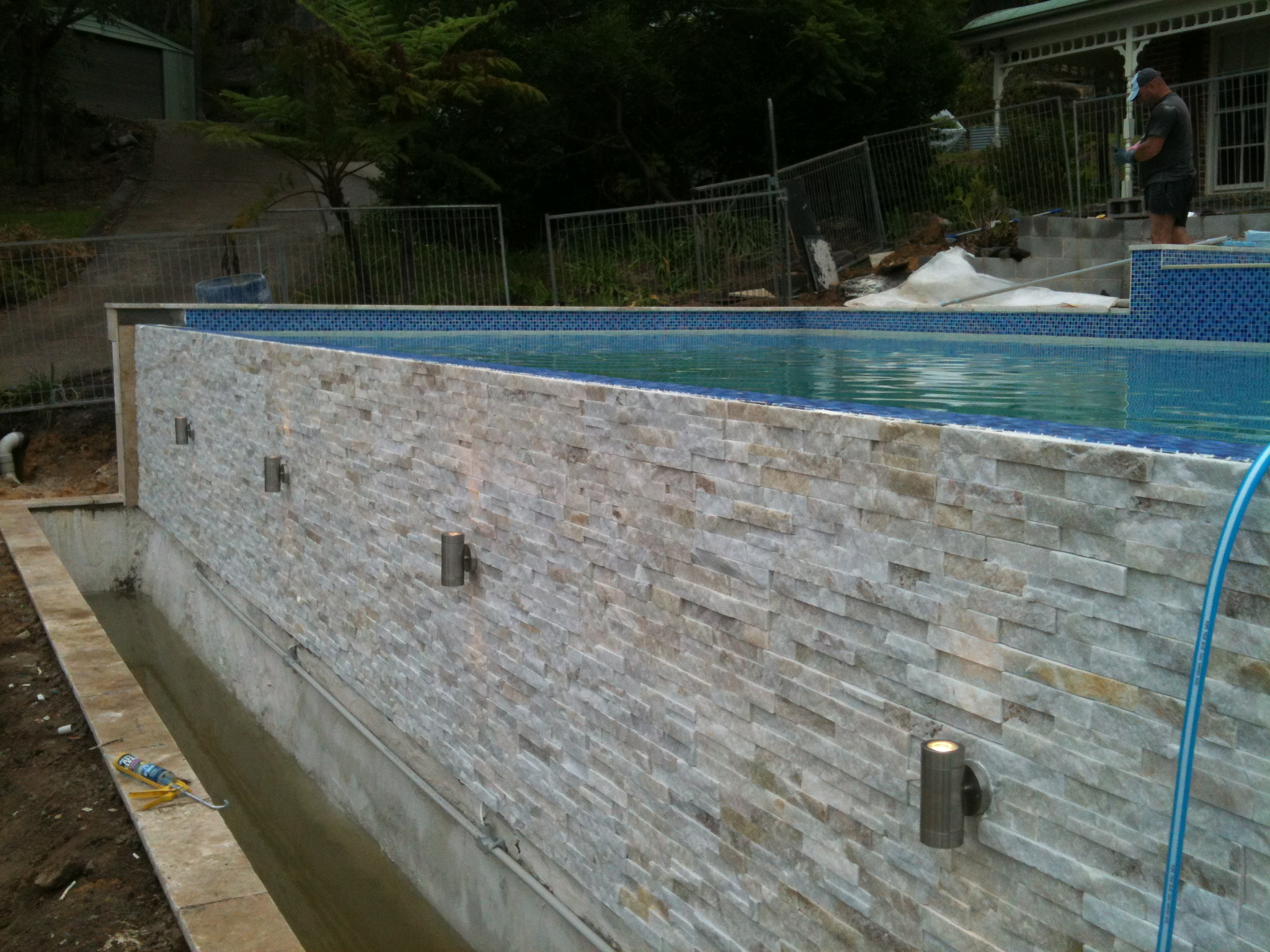 Pools for difficult sites